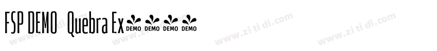 FSP DEMO   Quebra Ex字体转换